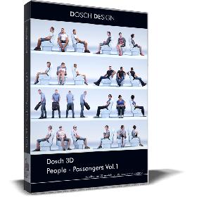 Dosch 3D - People - Passengers Vol 1 3D